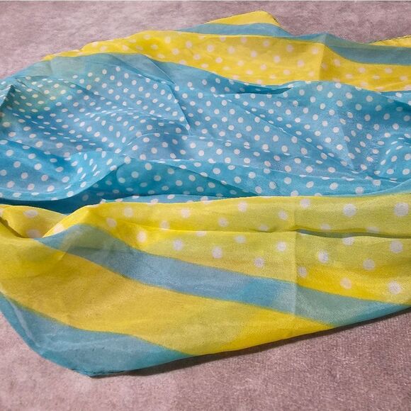 COLLECTION EIGHTEEN Dottie Stripe POLYESTER Scarf 21" x 86" - Picture 2 of 3